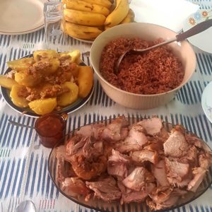 comida cubana rodzina na Kubie