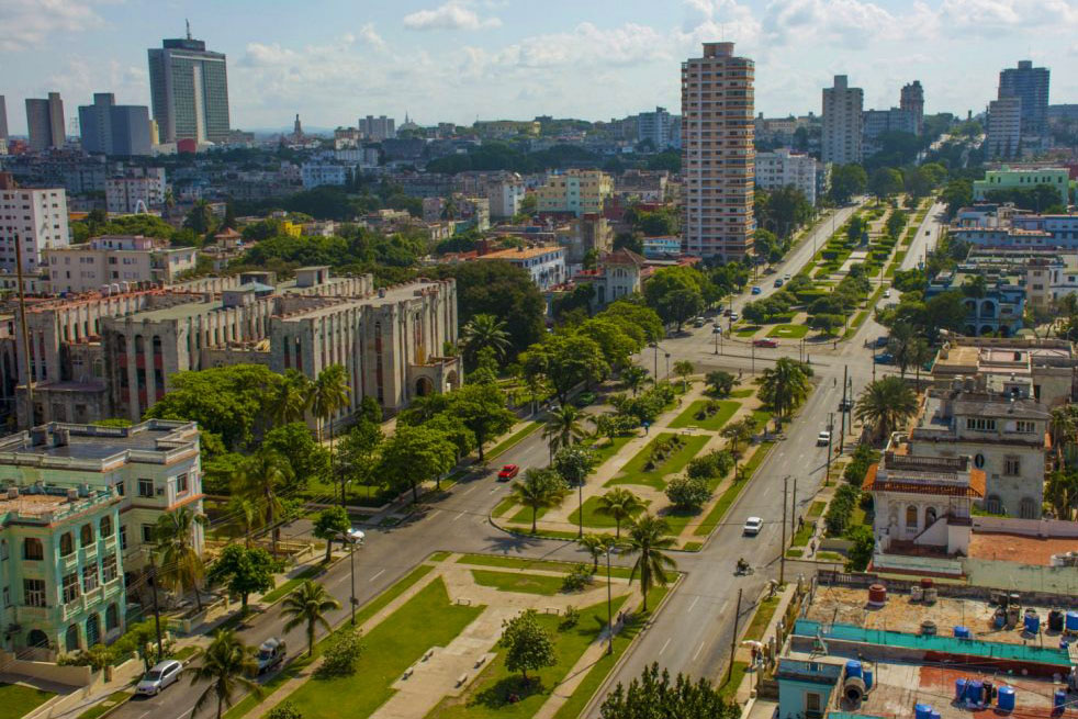 Avenida de los Presidentes ulice w Hawanie