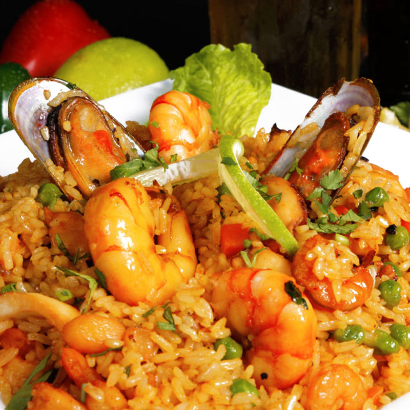 Kuchnia kubańska arroz con mariscos