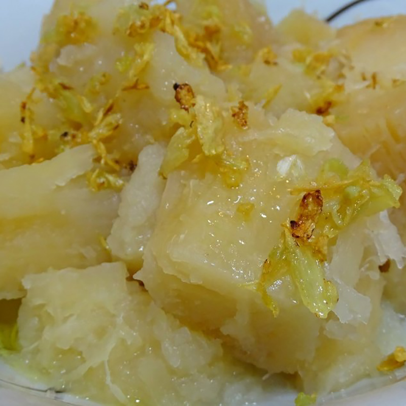 Kuchnia kubańska yuca con mojo